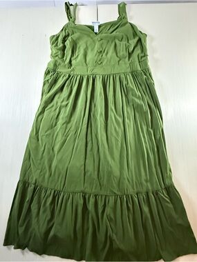 Ava & Viv Olive Green Maxi Dress